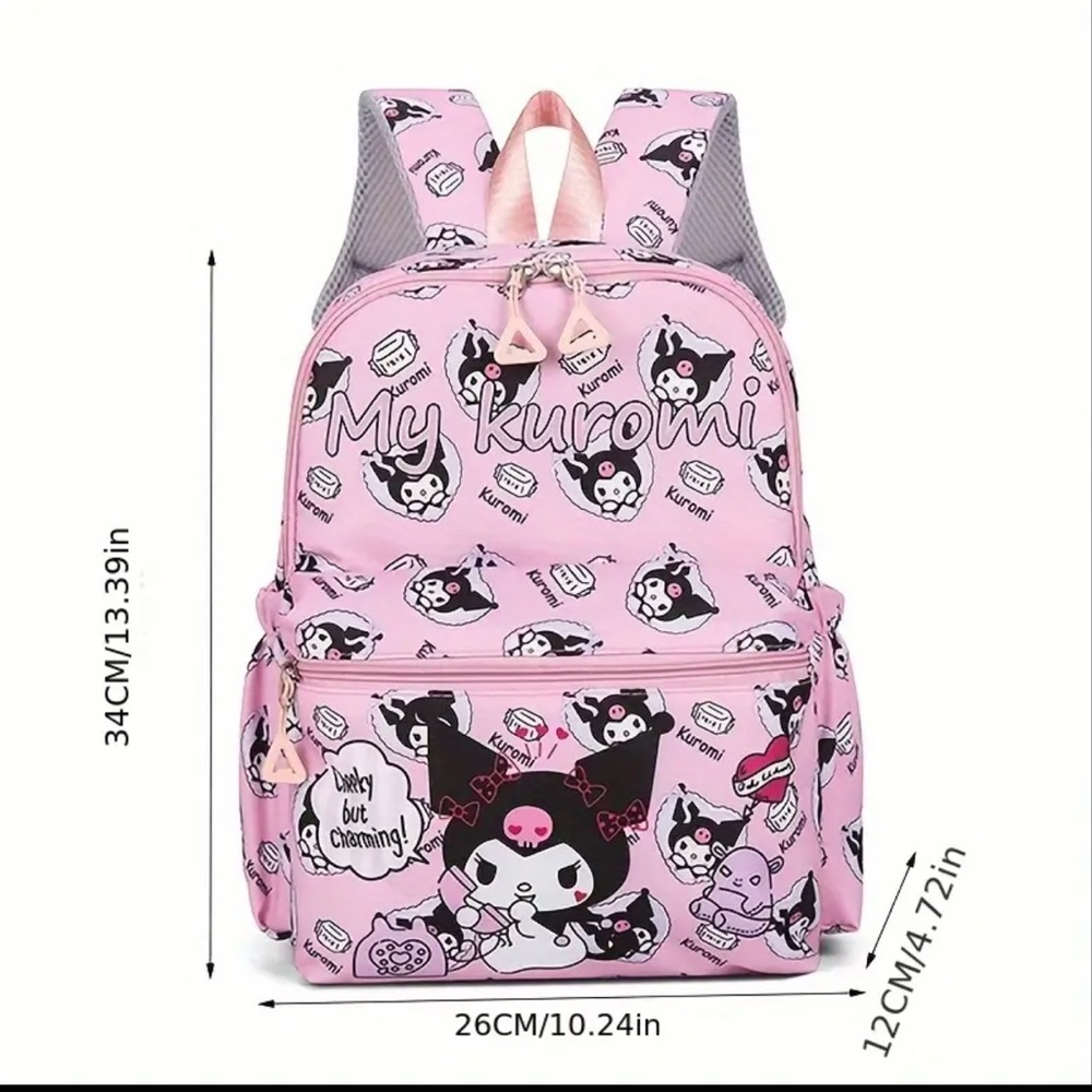 Hello Kitty Pink Backpack Set - Picture 3 of 4